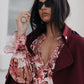 Sarah Trench Coat - Burgundy