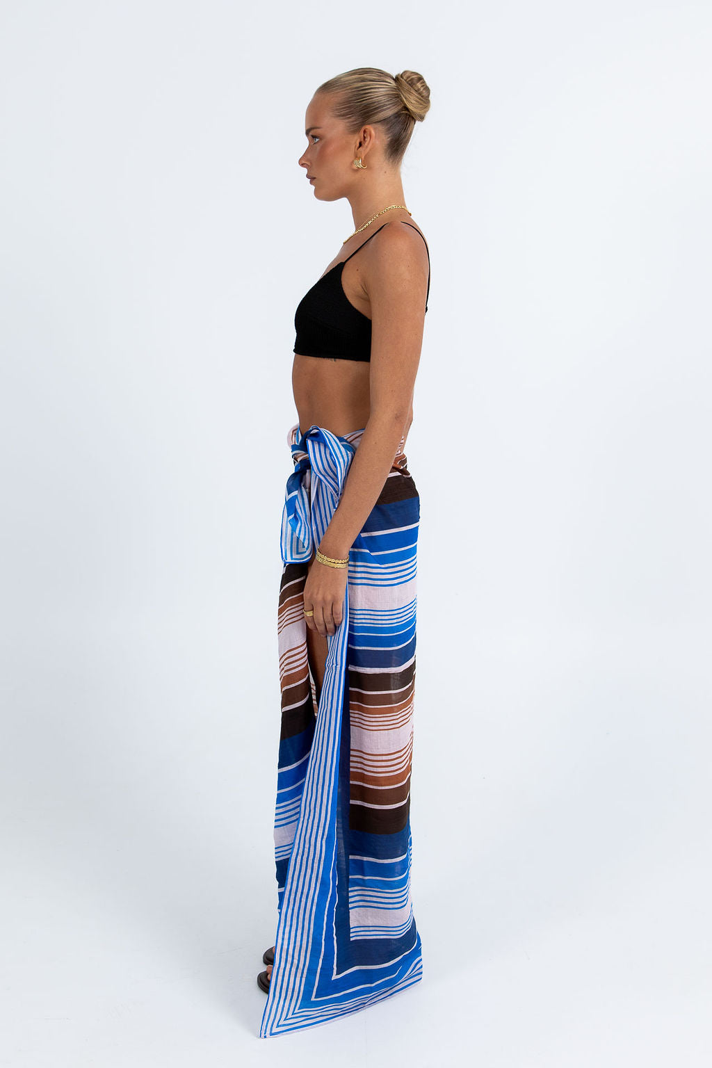 Eclipse Bralette - Black Crinkle