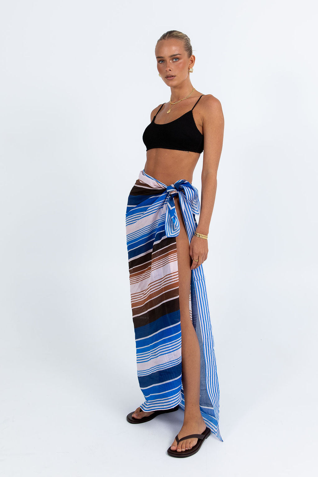 Eclipse Bralette - Black Crinkle