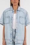 LAUNCHING 19.10 - Veira Denim Shirt - Light Mineral Wash