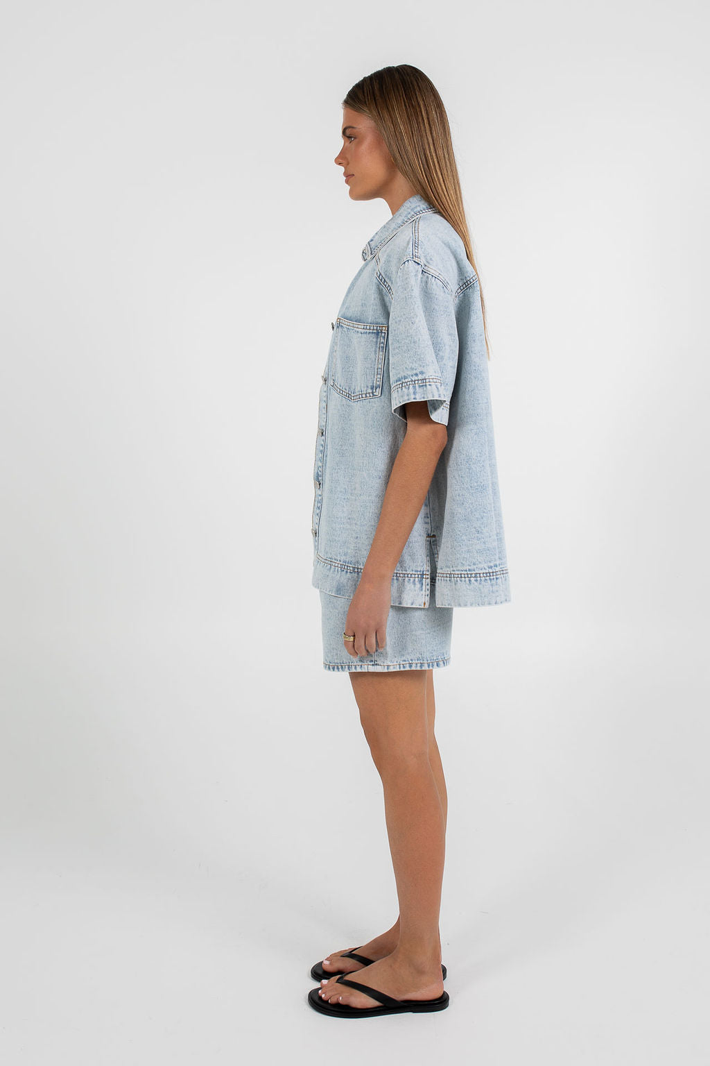 Veira Denim Shirt Light Mineral Wash