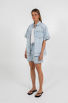 LAUNCHING 19.10 - Veira Denim Shirt - Light Mineral Wash