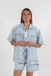 LAUNCHING 19.10 - Veira Denim Shirt - Light Mineral Wash