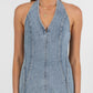 Rumi Denim Top - Dark Mineral Wash
