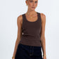 Niamh Tank Top - Chocolate