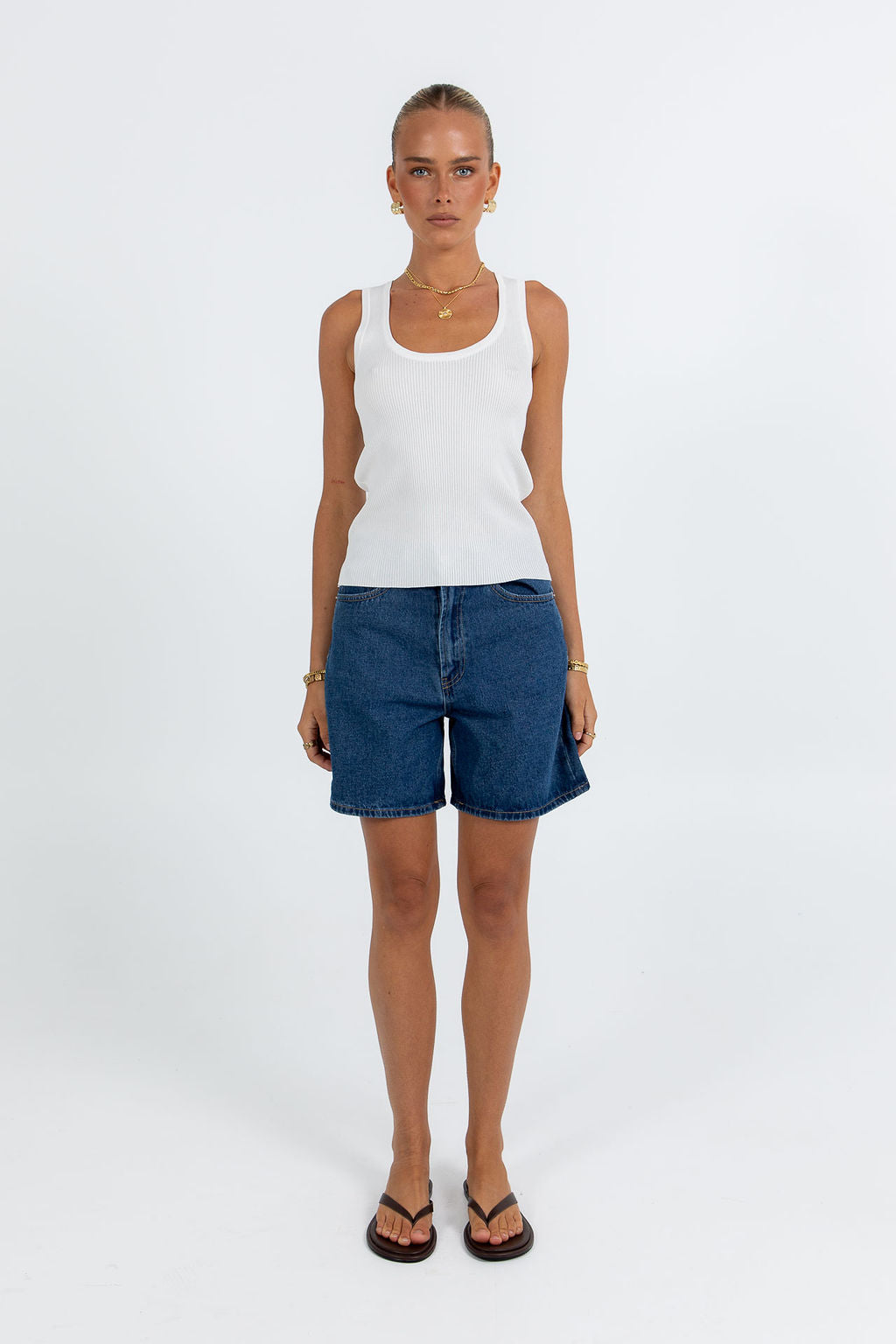 Niamh Tank Top - White