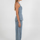 Rumi Denim Top - Dark Mineral Wash