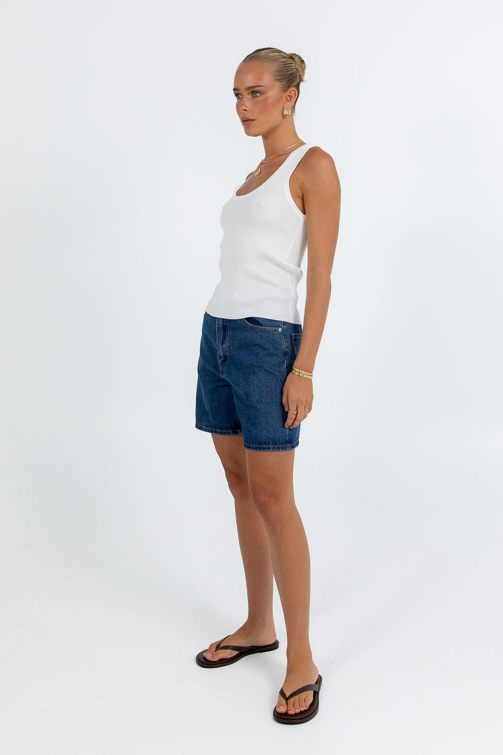 Niamh Tank Top - White