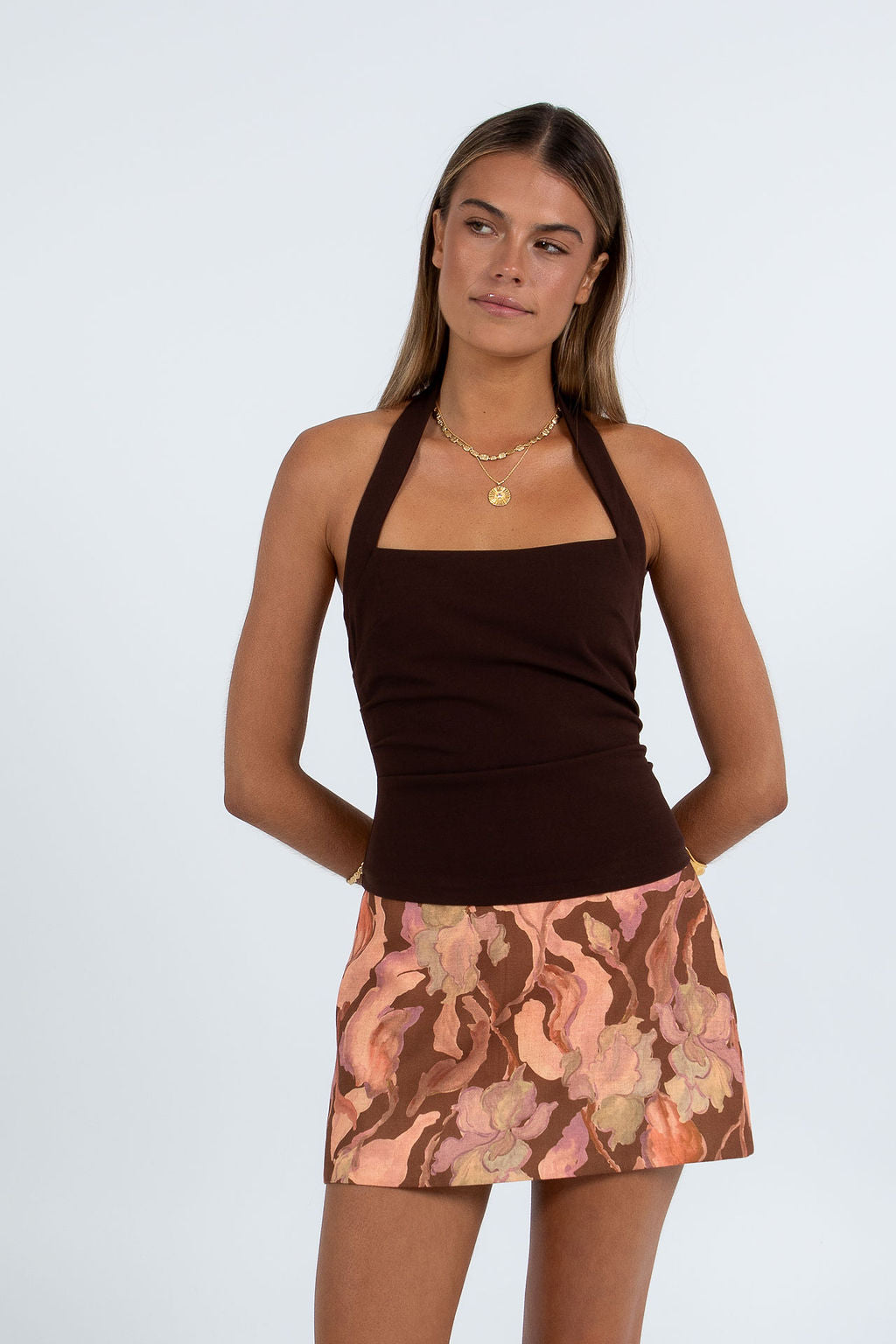 Arabelle Mini Skirt Daydream Print