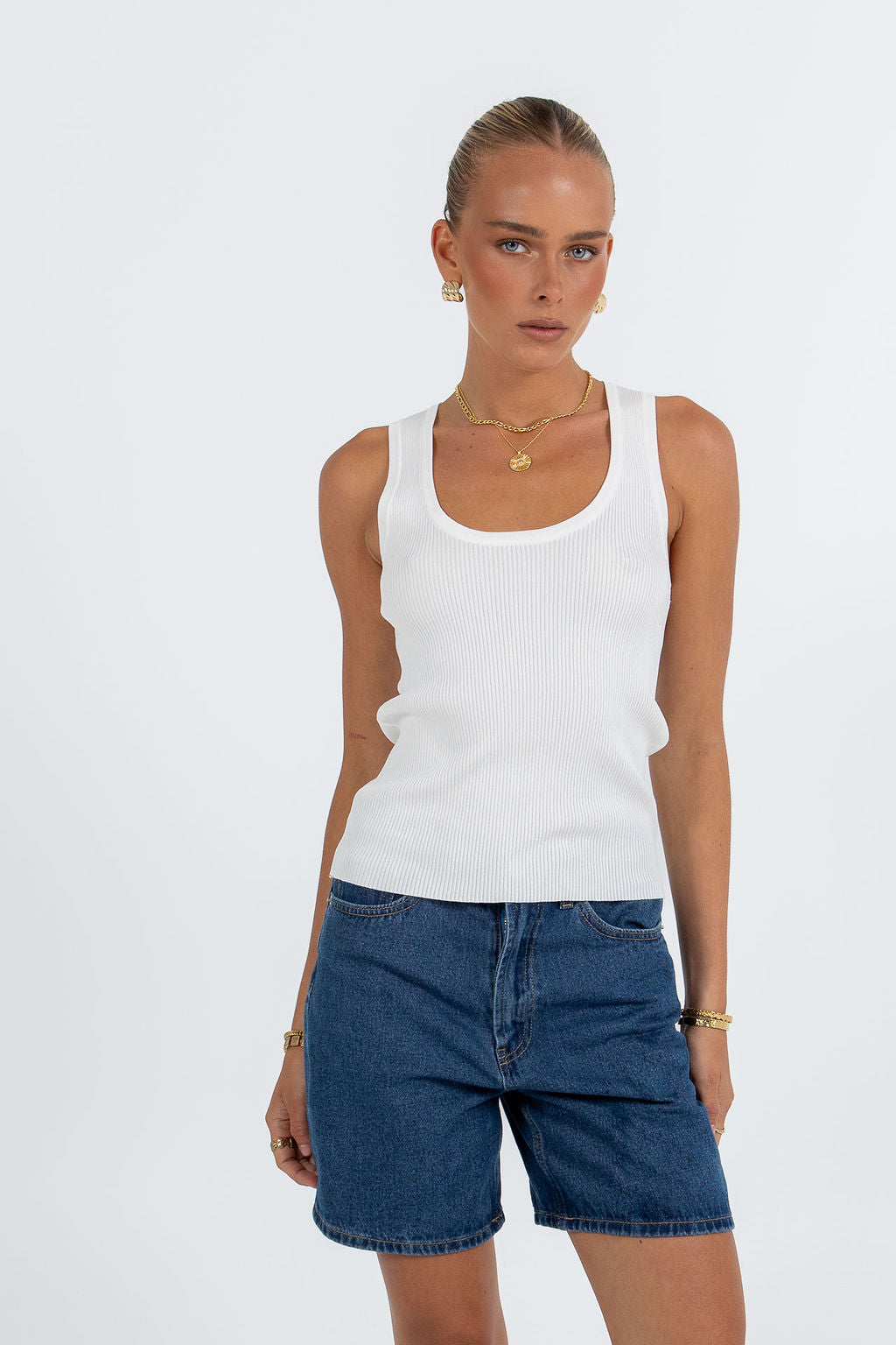 Niamh Tank Top - White