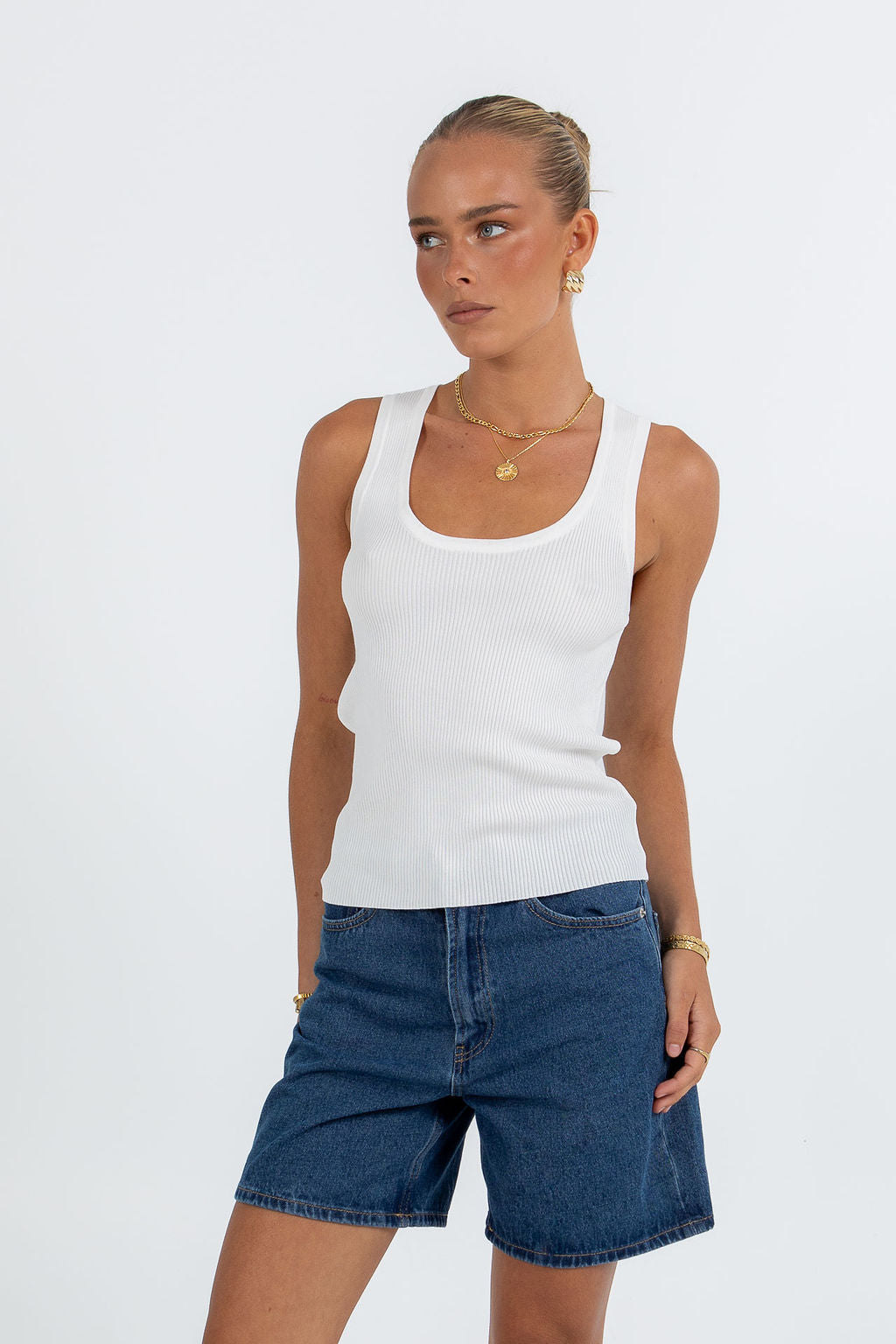 Niamh Tank Top - White