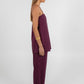 Reina Singlet Top - Plum Pinstripe