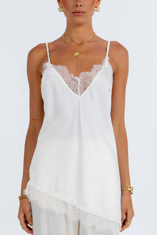 Jessalyn Lace Top - Cream
