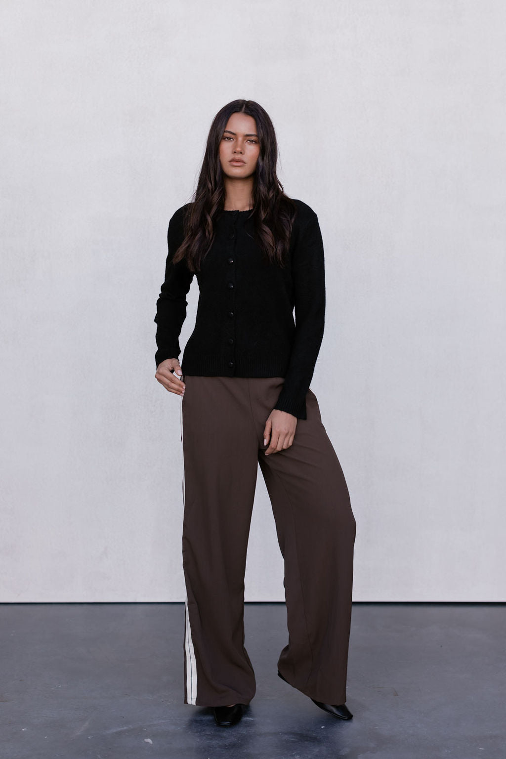 Vanessa Knit Cardigan - Black
