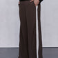 Fiah Relaxed Pants - Chocolate Brown/Cream Stripe