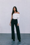 Rachel Jeans - Black Washed Denim