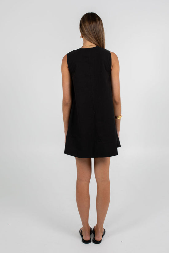 Becky Mini Dress Black – Mirror Mirror Boutique
