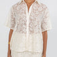 Kalisha Lace Shirt - Cream