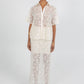 Kalisha Lace Shirt - Cream