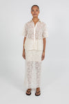 Nelly Lace Skirt - Cream
