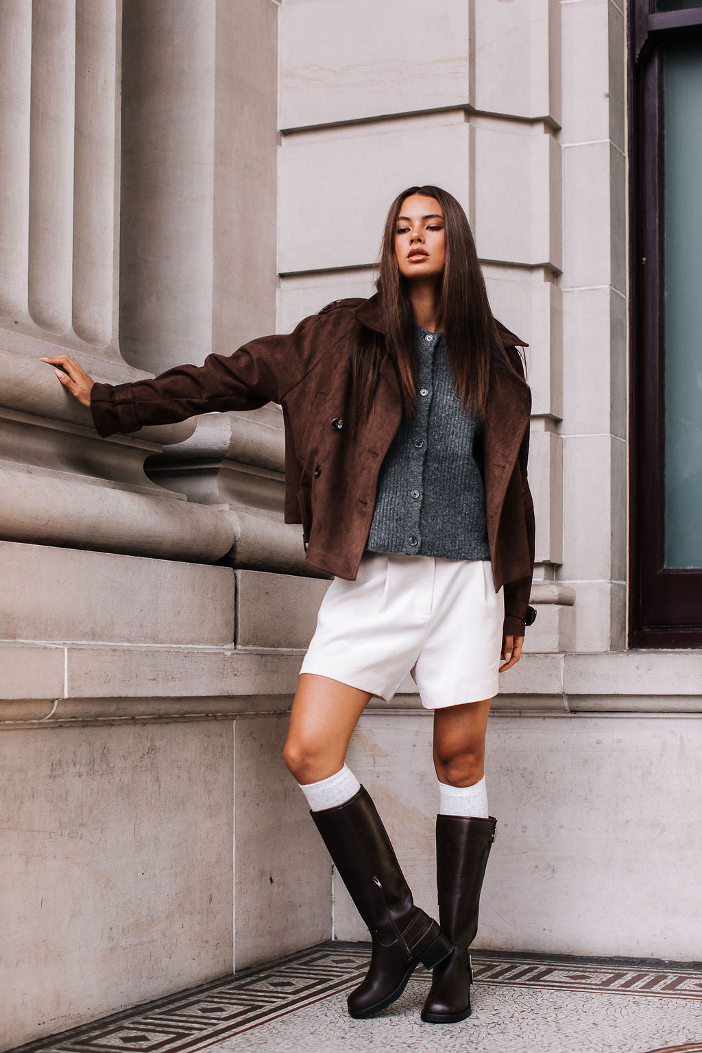 Greer Jacket Chocolate