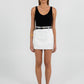 Jolie Skirt - White Pinstripe