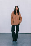 Varsity Knit Jumper - Tan