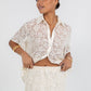 Kalisha Lace Shirt - Cream