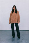 Varsity Knit Jumper - Tan