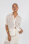 Nelly Lace Skirt - Cream