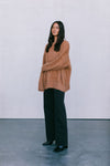 Varsity Knit Jumper - Tan