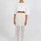 Nelly Lace Skirt - Cream