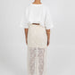 Nelly Lace Skirt - Cream