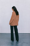 Varsity Knit Jumper - Tan