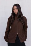 Jai Knit Jumper - Chocolate Brown