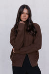 Jai Knit Jumper - Chocolate Brown