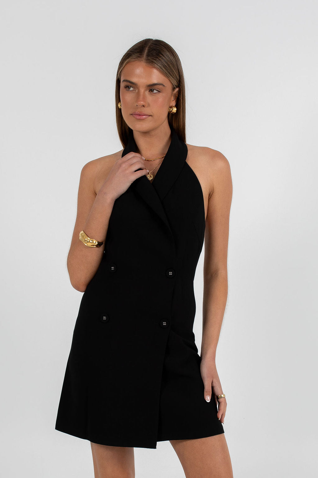 Grayson Mini Dress - Black