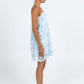 Maia Mini Dress - Powder Blue Sicily Lace