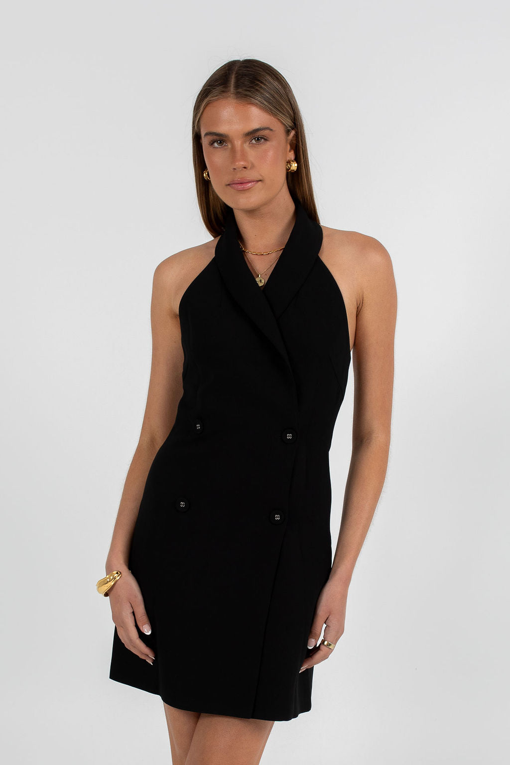 Grayson Mini Dress - Black