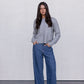 Vanessa Knit Cardigan - Grey Marle