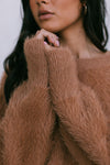 Varsity Knit Jumper - Tan