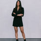 Gunner Mini Blazer Dress - Black