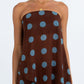 Orla Set - Chocolate/ Blue Polka Dot