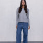 Vanessa Knit Cardigan - Grey Marle