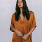 COMING SOON - Eve Relaxed Pants - Caramel Satin