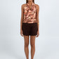 COMING SOON - Kavira Halterneck Top - Daydream Print