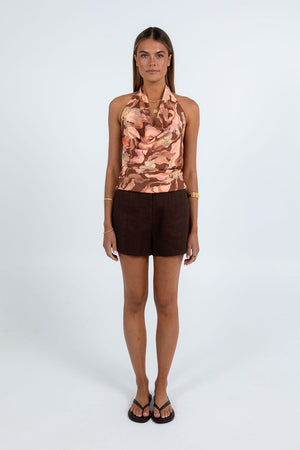 Kavira Halter Top Daydream Print