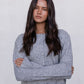 Vanessa Knit Cardigan - Grey Marle