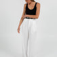 Cerlah Tailored Pants - White Pinstripe