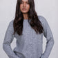 Vanessa Knit Cardigan - Grey Marle